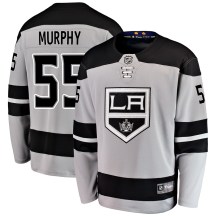 Men's Fanatics Branded Los Angeles Kings Larry Murphy Gray Alternate Jersey - Breakaway
