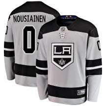 Men's Fanatics Branded Los Angeles Kings Kim Nousiainen Gray Alternate Jersey - Breakaway