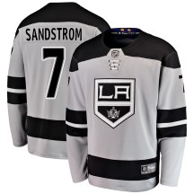 Men's Fanatics Branded Los Angeles Kings Tomas Sandstrom Gray Alternate Jersey - Breakaway