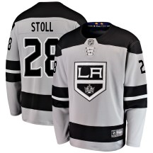 Men's Fanatics Branded Los Angeles Kings Jarret Stoll Gray Alternate Jersey - Breakaway