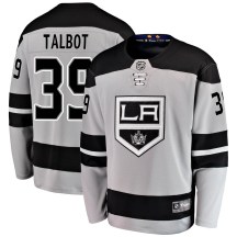 Men's Fanatics Branded Los Angeles Kings Cam Talbot Gray Alternate Jersey - Breakaway