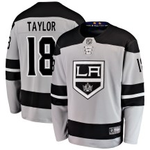 Men's Fanatics Branded Los Angeles Kings Dave Taylor Gray Alternate Jersey - Breakaway