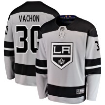 Men's Fanatics Branded Los Angeles Kings Rogie Vachon Gray Alternate Jersey - Breakaway